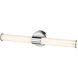 Trumann LED 24 inch Polished Chrome Bathroom Vanity Light Bar Wall Light